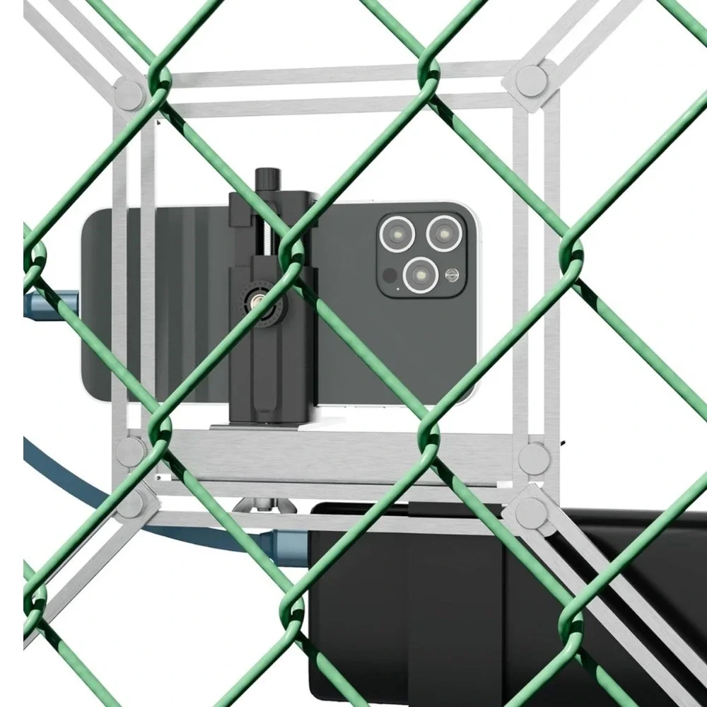 Proanko Cell Phone Fence Mount Holder - Baseball Softball‎ Video Recording Stand